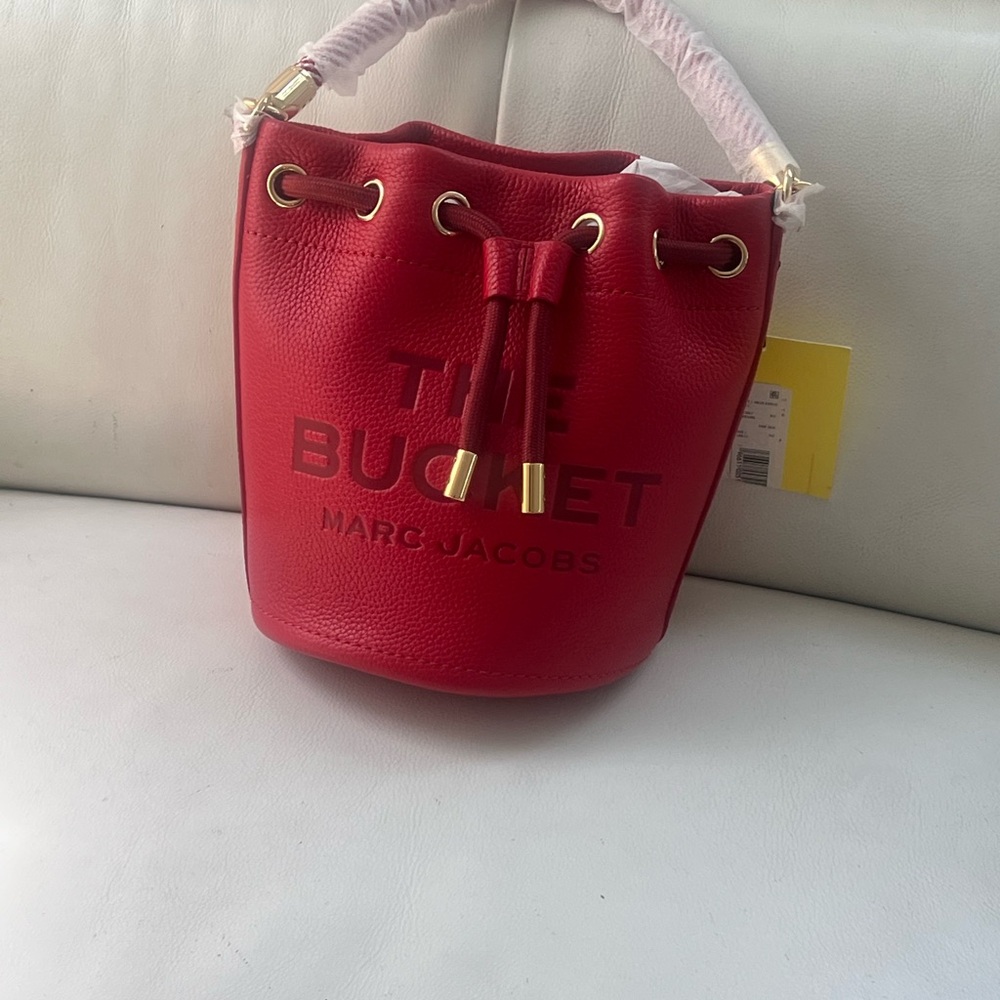 Marc Jacobs Bold Red Bucket Bag